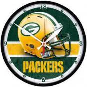 Green Bay Packers Round Clock