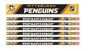Pittsburgh Penguins 6 Pack Pencil Set