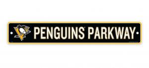 Pittsburgh Penguins 3.5 x 20 Street Sign