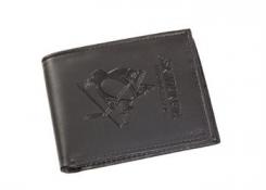 Pittsburgh Penguins Bi-Fold Leather Wallet