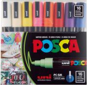 Posca Paint Markers 5M - Set of 16