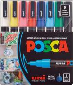 Posca Paint Markers 3M - Set of 8