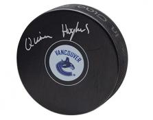 Quinn Hughes Autographed Puck