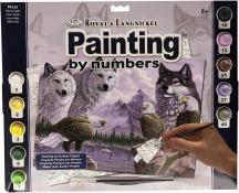 Royal & Langnickel Paint By Numbers - Wolves and Eagles