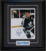 Ron Ellis Framed Autographed 8x10 photo