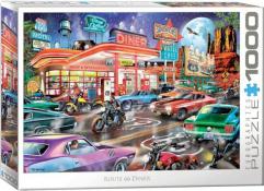 Eurographics - 1000 pc. Puzzle - Route 66 Diner