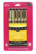 Sakura Pigma Micron Set of 6