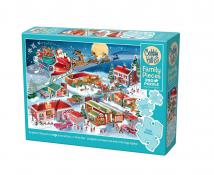 Cobble Hill - 350 pc Puzzle - Santa's Flyby (Family)