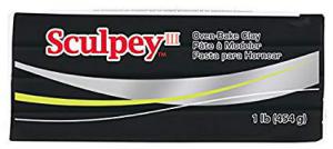 Sculpey Oven-Bake Clay - Black 1 lb.
