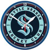 Seattle Kraken 12 inch Round Clock