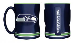 Seattle Seahawks 14 oz. Sculpted Mug