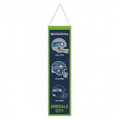 Seattle Seahawks 8 x 32 Wool Banner
