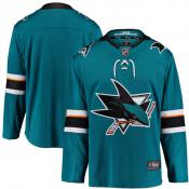 San Jose Sharks Adult Breakaway Home Hockey Jersey