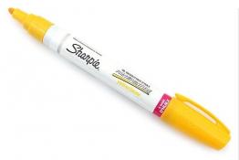 Sharpie Oil Based Paint Marker Yellow Fine Point