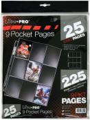 Ultra Pro Silver Series 9 Pocket Pages (25 Pack)