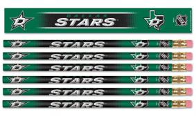 Dallas Stars 6 Pack Pencil Set