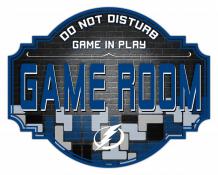 Tampa Bay Lightning 24'' Wood Game Room Sign