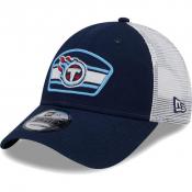 Tennessee Titans Logo Patch Trucker 9Forty Snapback Hat
