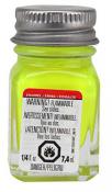 Testors - Fluorescent Yellow Enamel Paint (1177) .25 oz