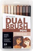Tombow Portrait Dual Brush Pen Art Marker 10 Color Set