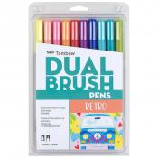 Tombow Retro Dual Brush Pen Art Marker 10 Color Set