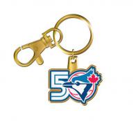 Toronto Blue Jays 50th Season Logo Keychain