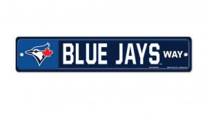 Toronto Blue Jays 3 x 19 Plastic Street Sign