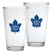 Toronto Maple Leafs 2 pack 16oz Mixing Glasses
