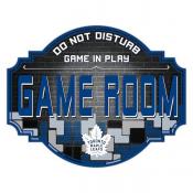 Toronto Maple Leafs 24'' Wood Game Room Sign