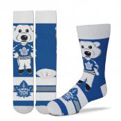 Toronto Maple Leafs Youth Mascot Logo Crew Socks