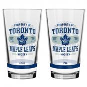 Toronto Maple Leafs 2 pack 16 oz. Mixing Glasses
