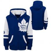 Toronto Maple Leafs Youth Faceoff Fleece Full-Zip Hoodie