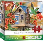 Eurographics - 300 pc. Puzzle - Trumpet Vines & Tree Sparrows