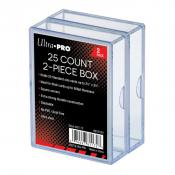 Ultra Pro 2pc 25 Count Clear Storage Box