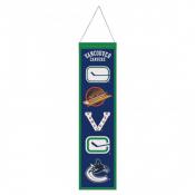Vancouver Canucks 8 x 32 Wool Banner