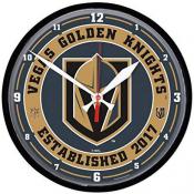 Las Vegas Golden Knights Chrome Clock