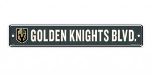 Las Vegas Golden Knights 3.5 x 20 Street Sign