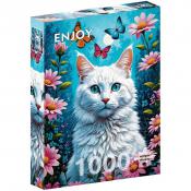 Enjoy - 1000 pc. Puzzle - White Cat