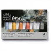Winsor & Newton Cotman Watercolour Metallic Tube Set 8ml