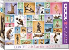 Eurographics - 1000 pc. Puzzle - Yoga Cats