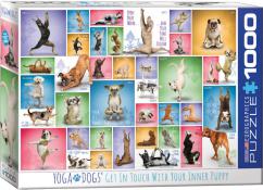 Eurographics - 1000 pc. Puzzle - Yoga Dogs