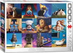 Eurographics - 1000 pc. Puzzle - Zodiac Cats